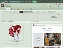Tablet Screenshot of elavoria.deviantart.com