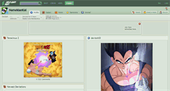 Desktop Screenshot of namekiankai.deviantart.com