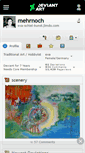 Mobile Screenshot of mehrnoch.deviantart.com