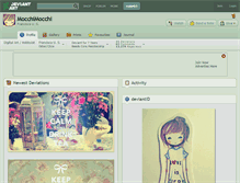 Tablet Screenshot of mocchimocchi.deviantart.com