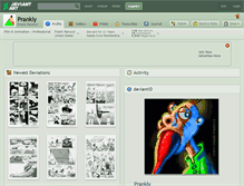 Tablet Screenshot of prankly.deviantart.com