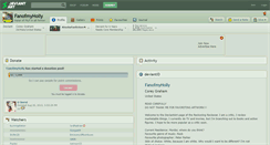 Desktop Screenshot of fanofmyholly.deviantart.com