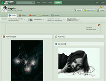 Tablet Screenshot of magato.deviantart.com