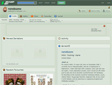Tablet Screenshot of nonobuono.deviantart.com