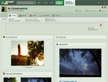 Tablet Screenshot of mr-catastrophical.deviantart.com