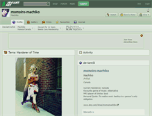 Tablet Screenshot of momoiro-machiko.deviantart.com