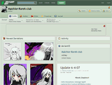 Tablet Screenshot of malchior-rorek-club.deviantart.com