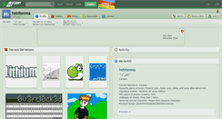 Desktop Screenshot of hebitenma.deviantart.com