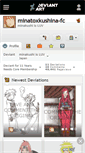 Mobile Screenshot of minatoxkushina-fc.deviantart.com