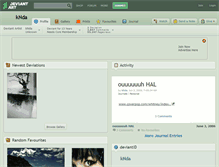 Tablet Screenshot of knda.deviantart.com