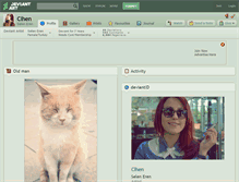 Tablet Screenshot of clhen.deviantart.com
