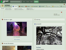 Tablet Screenshot of luchare.deviantart.com