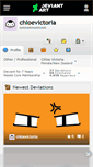 Mobile Screenshot of chloevictoria.deviantart.com