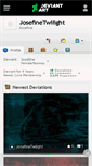 Mobile Screenshot of josefinetwilight.deviantart.com