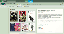 Desktop Screenshot of animeartistsworld.deviantart.com