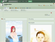 Tablet Screenshot of madara-dono.deviantart.com