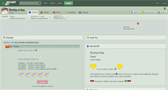 Desktop Screenshot of finchy-n-fox.deviantart.com