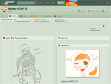 Tablet Screenshot of hipster-8008135.deviantart.com