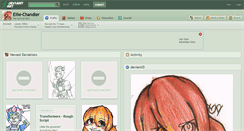 Desktop Screenshot of ellie-chandler.deviantart.com