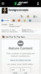 Mobile Screenshot of foreignconcepts.deviantart.com