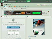 Tablet Screenshot of foreignconcepts.deviantart.com