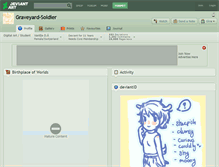 Tablet Screenshot of graveyard-soldier.deviantart.com