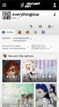 Mobile Screenshot of everythingblue.deviantart.com