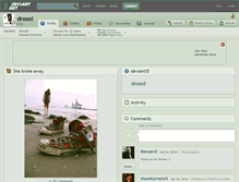 Tablet Screenshot of droool.deviantart.com