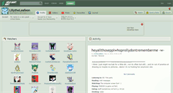 Desktop Screenshot of lillytheleafeon.deviantart.com