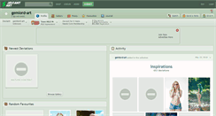 Desktop Screenshot of gemlord-art.deviantart.com