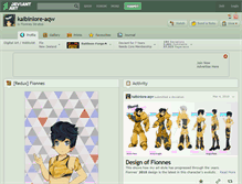 Tablet Screenshot of kaibinlore-aqw.deviantart.com