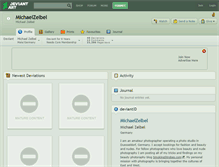 Tablet Screenshot of michaelzelbel.deviantart.com