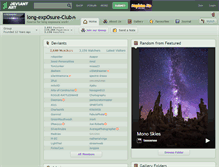 Tablet Screenshot of long-exposure-club.deviantart.com
