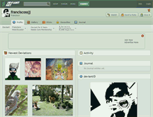 Tablet Screenshot of franciscossjj.deviantart.com