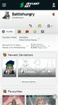 Mobile Screenshot of battlehungry.deviantart.com