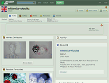 Tablet Screenshot of mittenslurvskaulitz.deviantart.com
