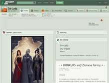 Tablet Screenshot of da-lodz.deviantart.com
