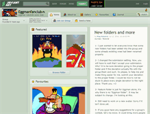 Tablet Screenshot of eggmanfanclub.deviantart.com