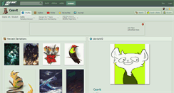 Desktop Screenshot of ceavit.deviantart.com