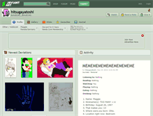 Tablet Screenshot of hitsugayatoshi.deviantart.com