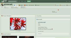 Desktop Screenshot of paintedponygirl.deviantart.com