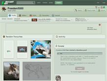 Tablet Screenshot of freedom5000.deviantart.com