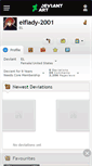 Mobile Screenshot of elflady-2001.deviantart.com