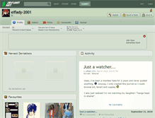 Tablet Screenshot of elflady-2001.deviantart.com