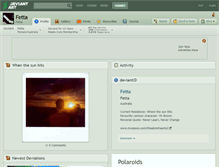 Tablet Screenshot of fetta.deviantart.com