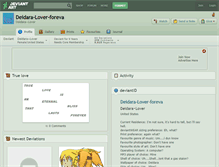 Tablet Screenshot of deidara-lover-foreva.deviantart.com