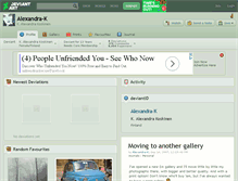 Tablet Screenshot of alexandra-k.deviantart.com
