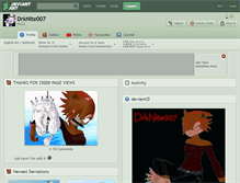 Tablet Screenshot of drknite007.deviantart.com