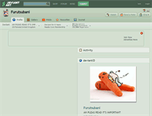Tablet Screenshot of furutsubani.deviantart.com