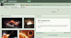 Desktop Screenshot of decepticon-sixshot.deviantart.com